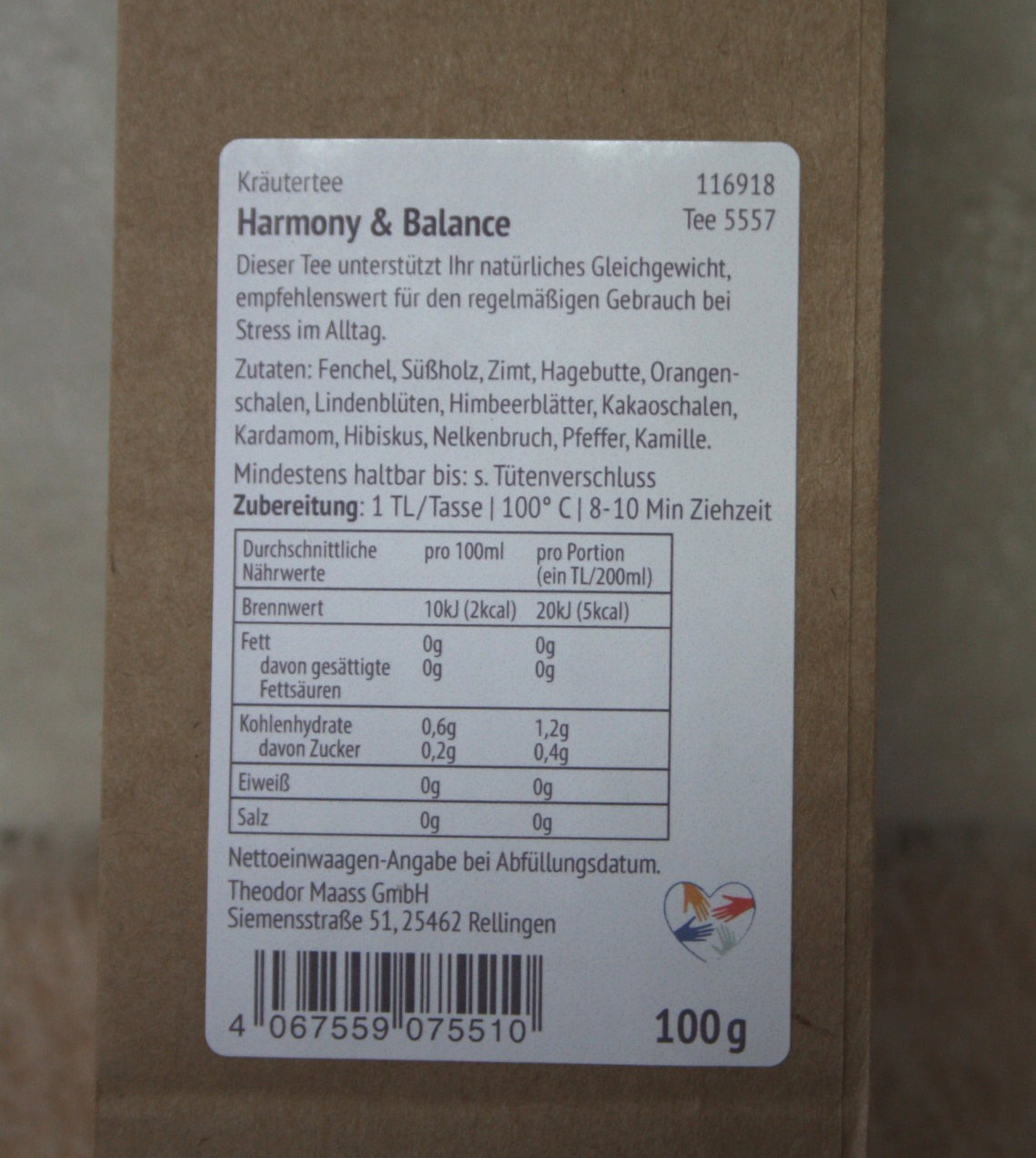 HarmonyTea herbal tea
