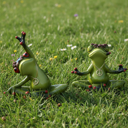 freche Yoga/ Hippie  Frosch in 2 Varianten